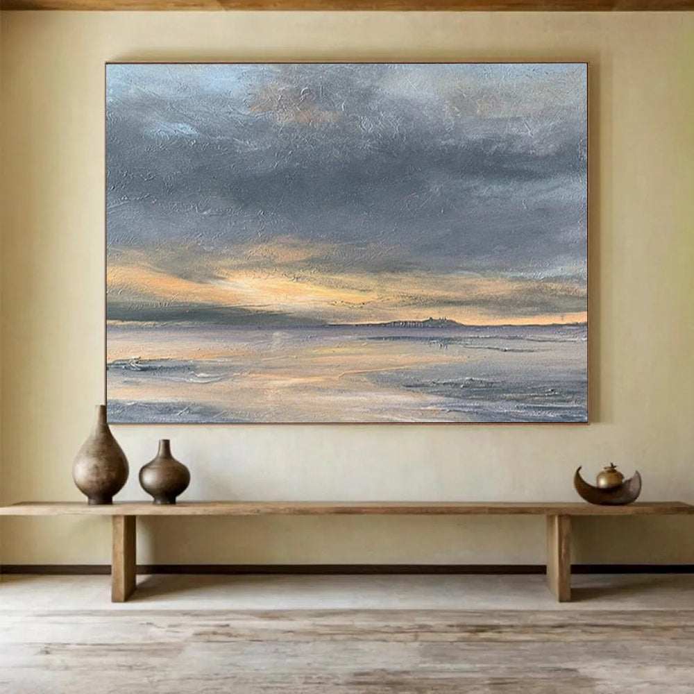 evening sea abstract dramatic design 2